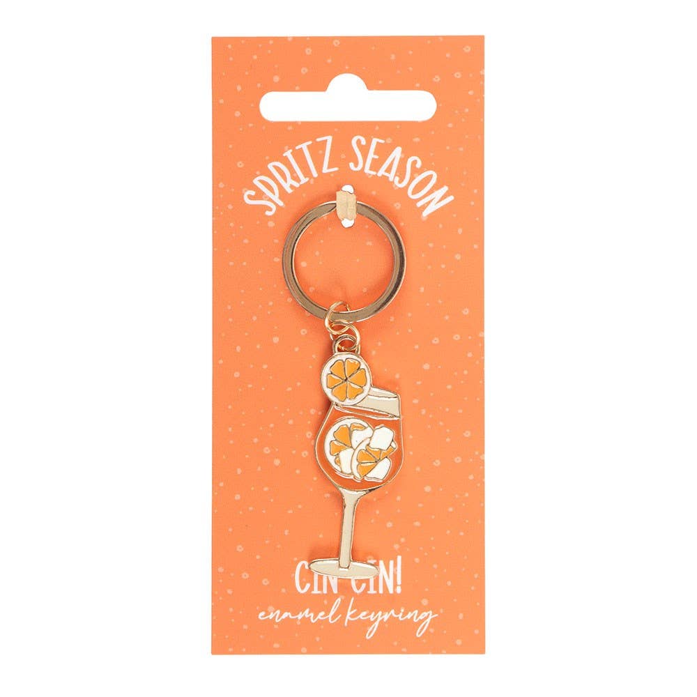 Spritz Season Alloy and Enamel Keyring