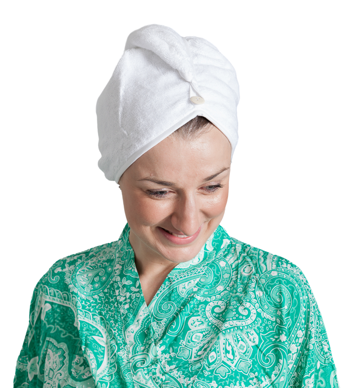 Bamboo Hair Wrap - WHITE