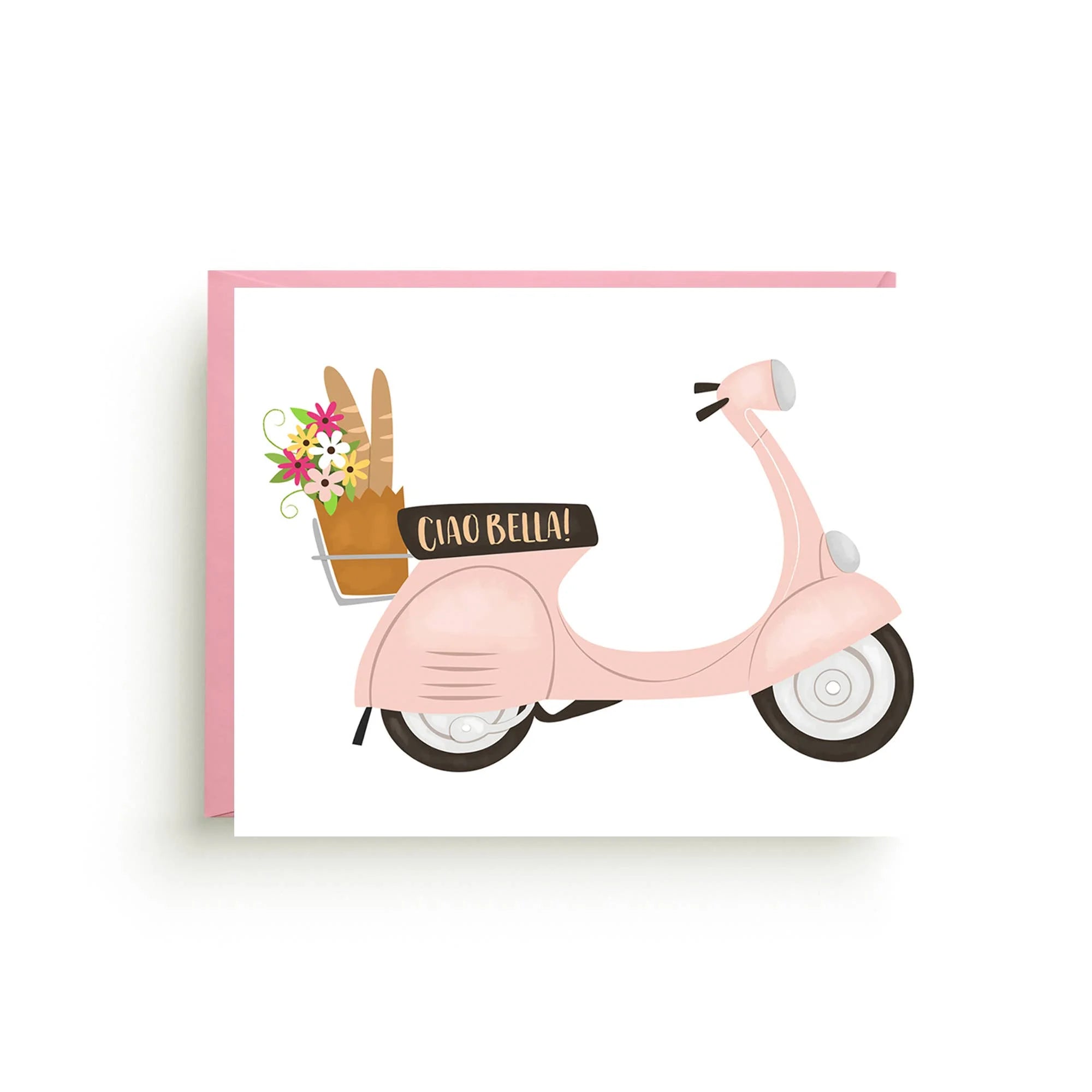 Ciao Vespa Note Card