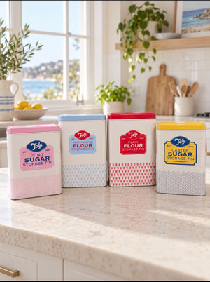 Self Raising Flour Storage Tin Gourmet Brand