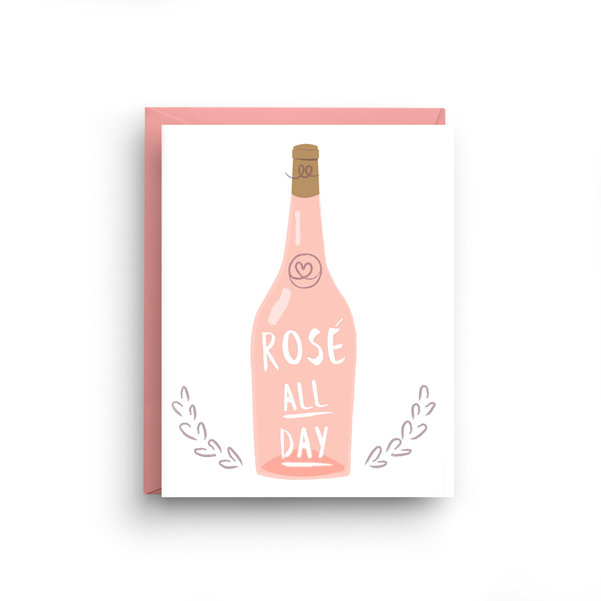 Rosé All Day Note Card -(Boxed Set of 6)