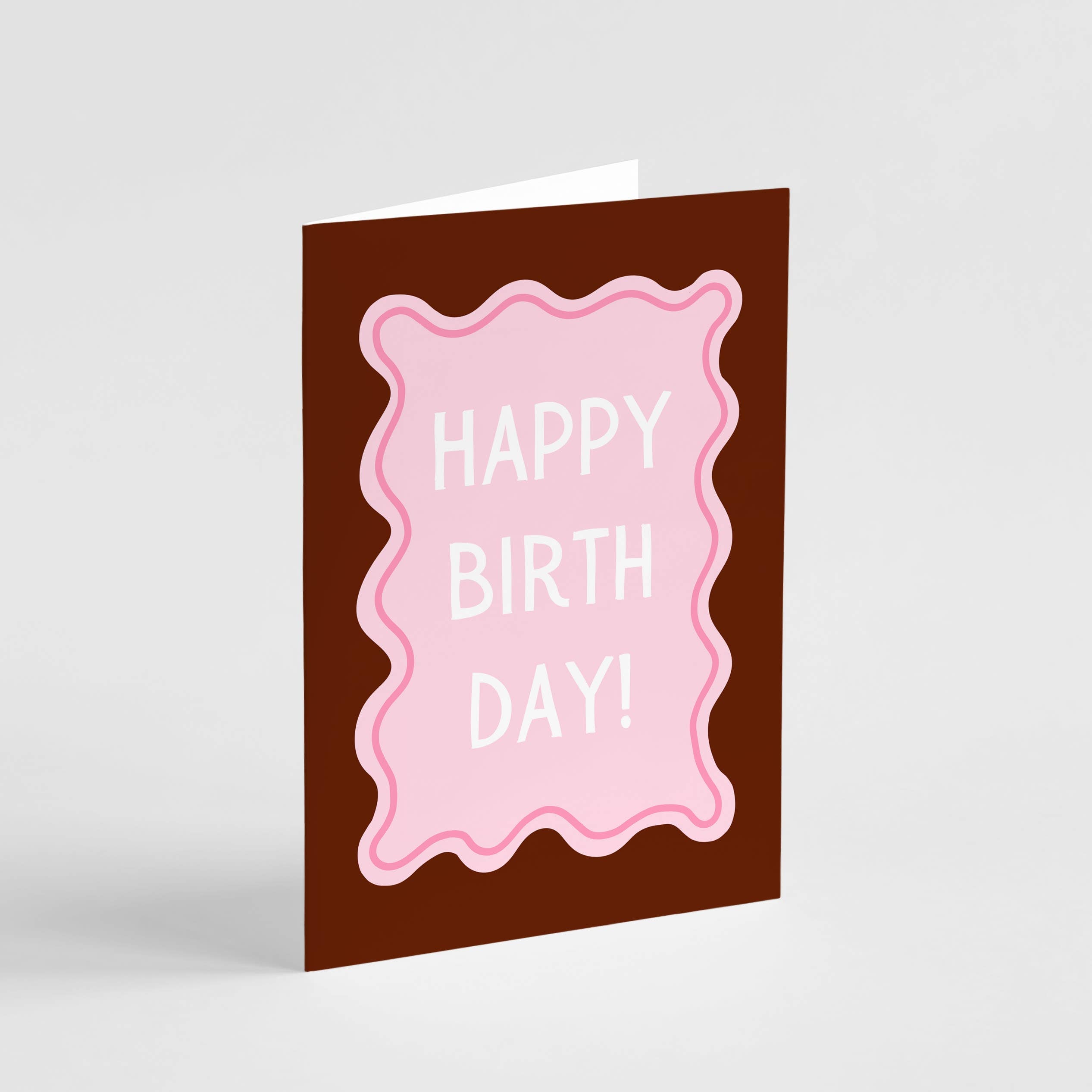 Funky Happy Birthday Card - Modern & Colourful Birthday Card