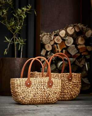 Harvest Baskets/Suede handles Robert Gordon