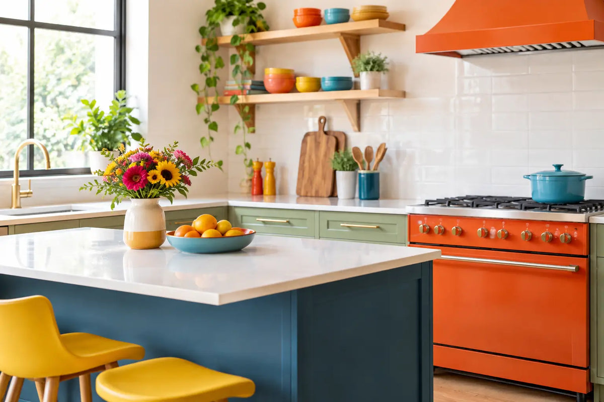 Colourful Kitchen Decor Trends to Bring Home