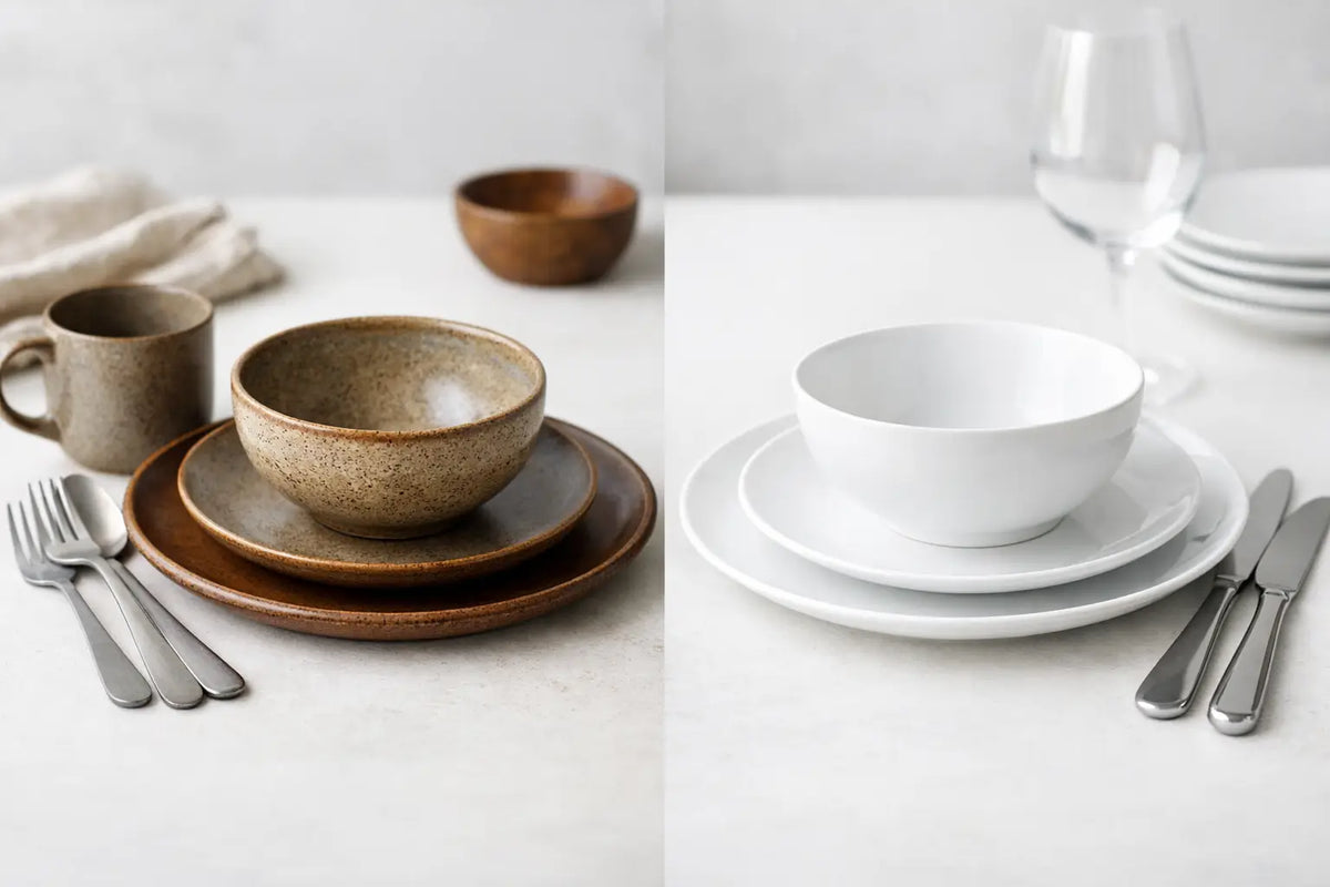 Stoneware Versus Porcelain Dinnerware Compared