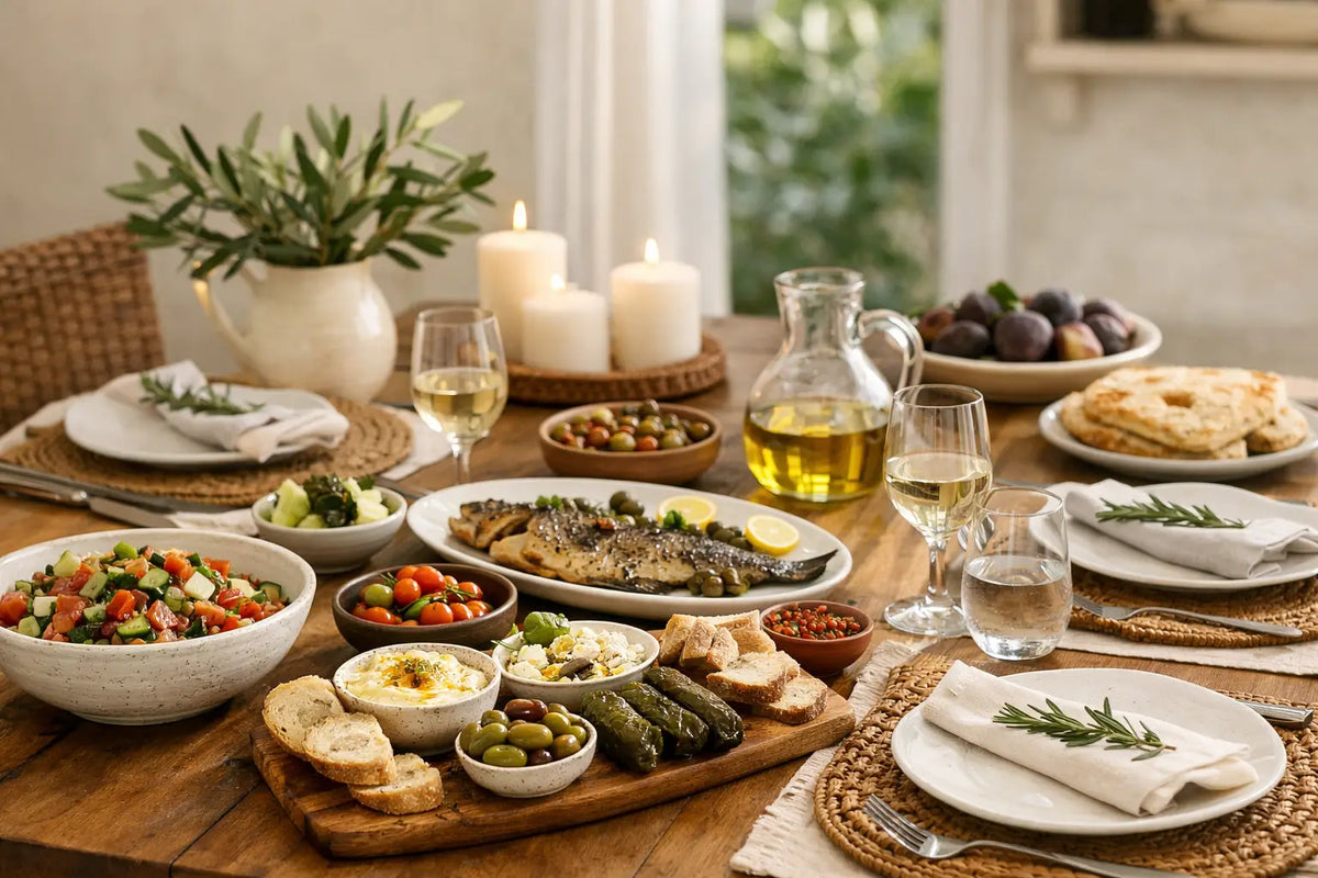 How to Style a Mediterranean Table at Home