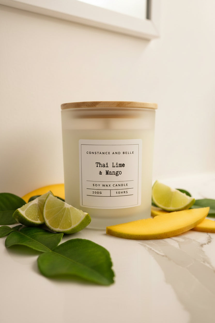 Thai Lime & Mango 200g Soy Wax Candle
