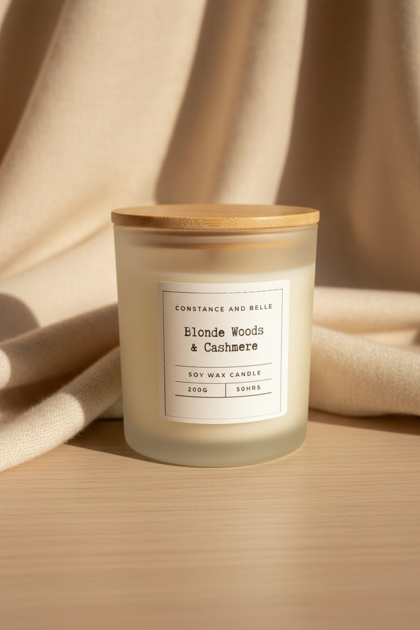 Blonde Woods & Cashmere 200g Soy Wax Candle