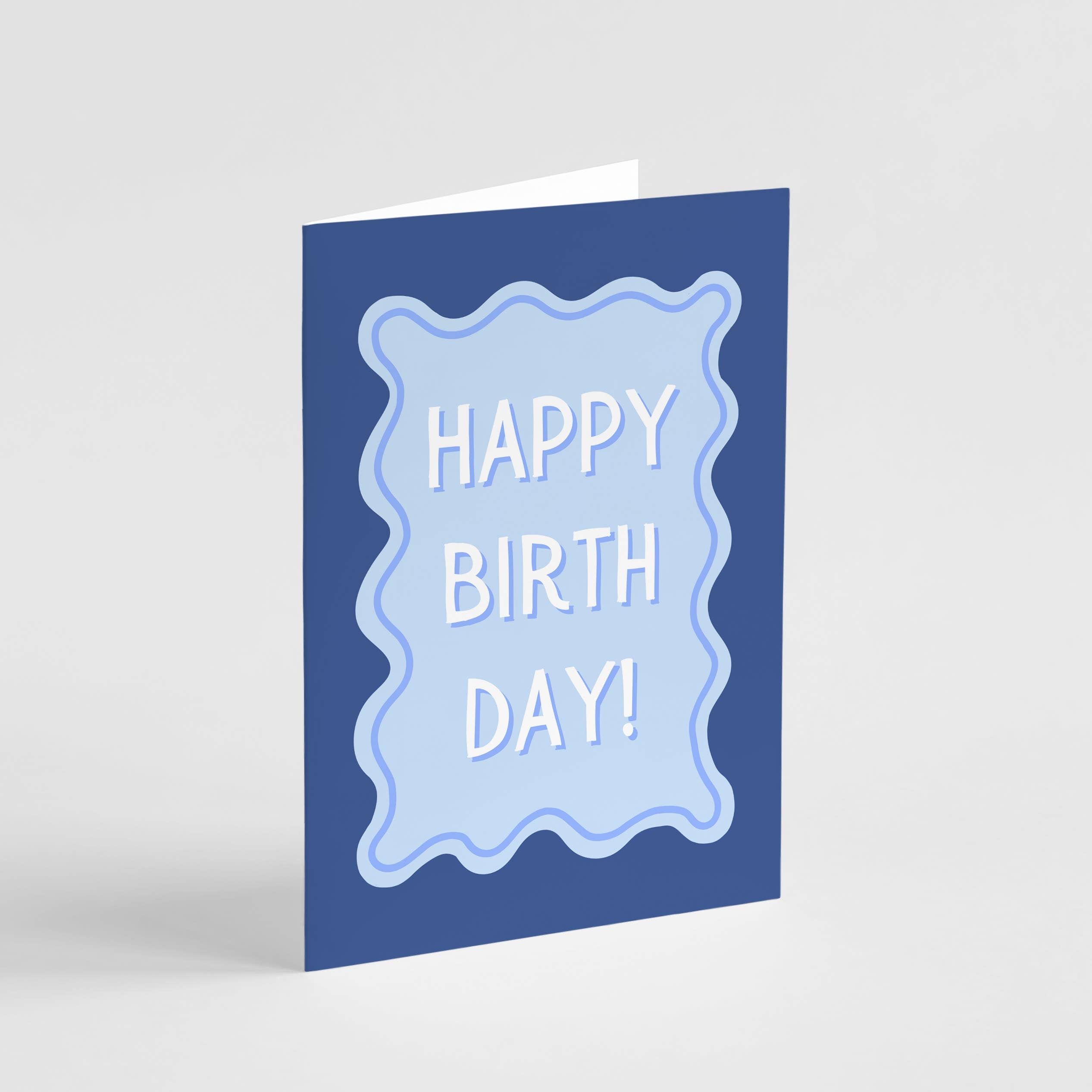 Men's Happy Birthday Card - Modern & Colourful Birthday Card