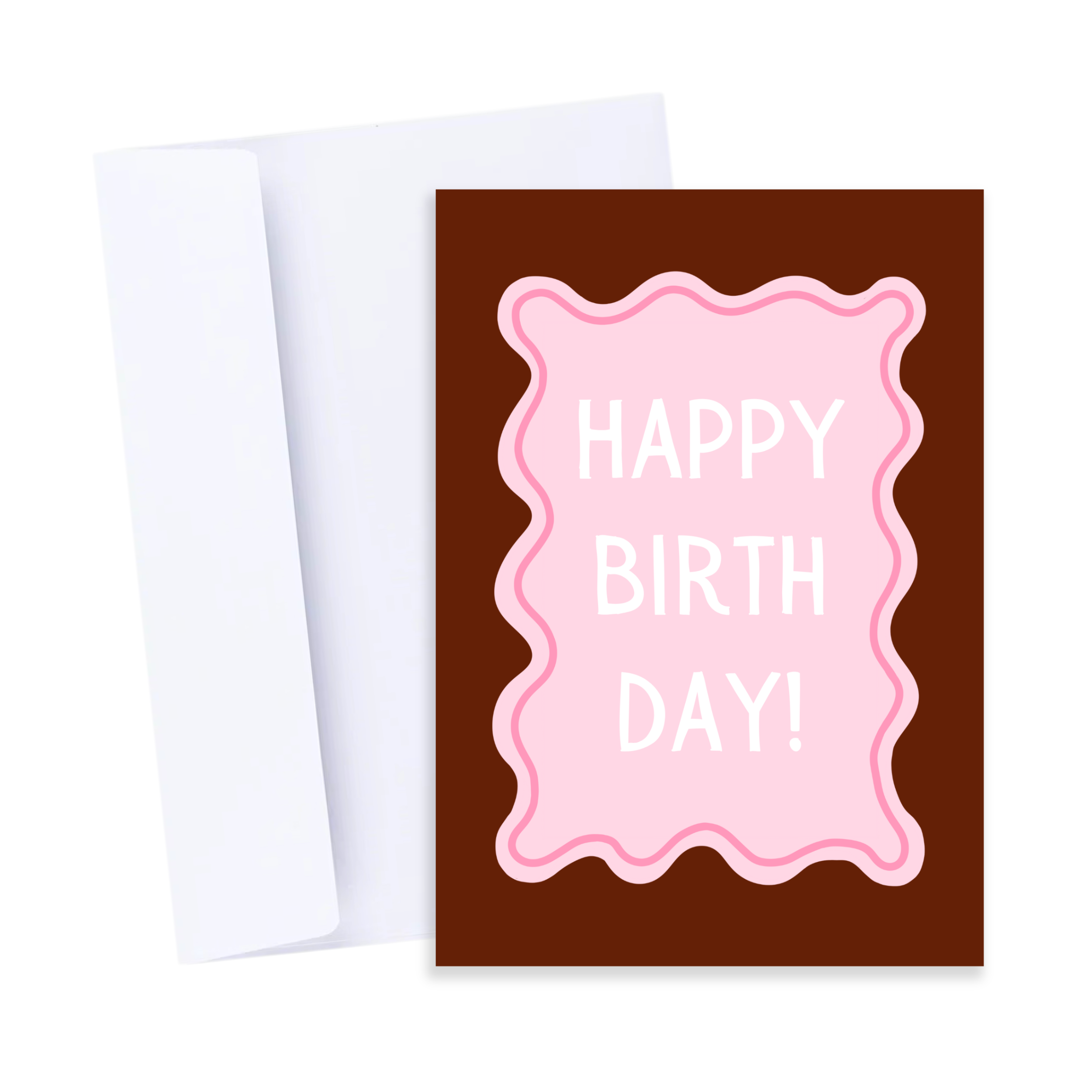 Funky Happy Birthday Card - Modern & Colourful Birthday Card