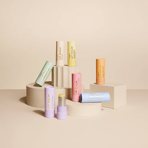 Lip Balm - Lemon & Pink Grapefruit - Pale Yellow - 9gm Huxter