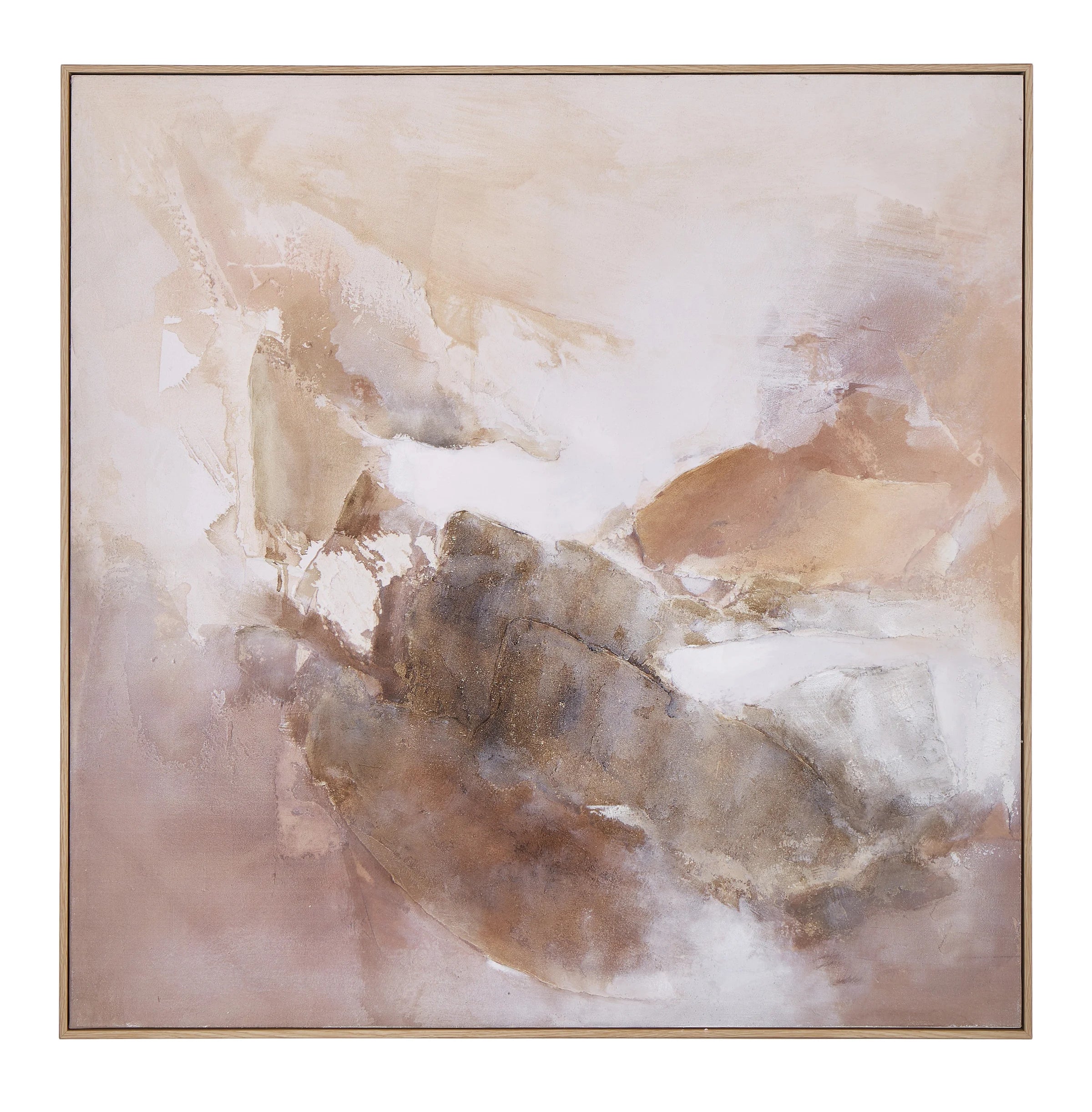 Amalfi Verona Hand Painted Wall Art Multi-Coloured 100x4.5x100cm