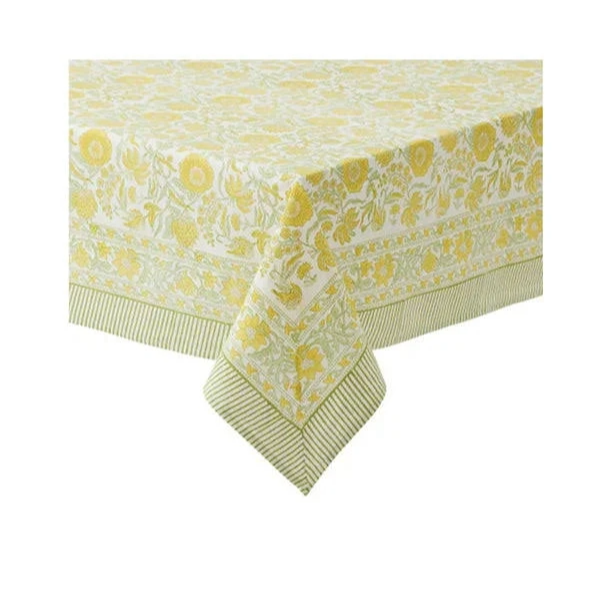 Marigold Cott Block Tablecloth 150x220cm