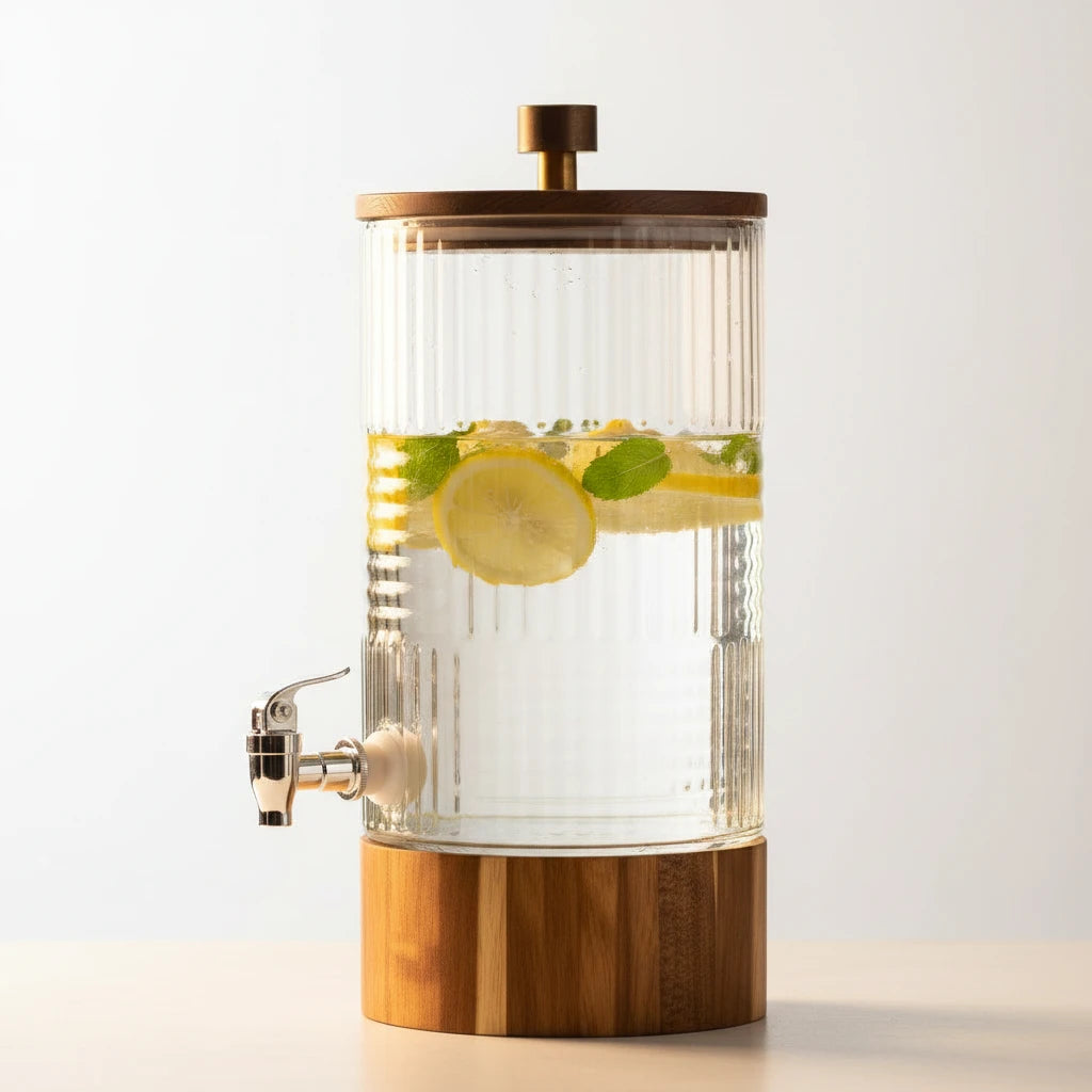 Bosco Glass/Wood Dispenser
