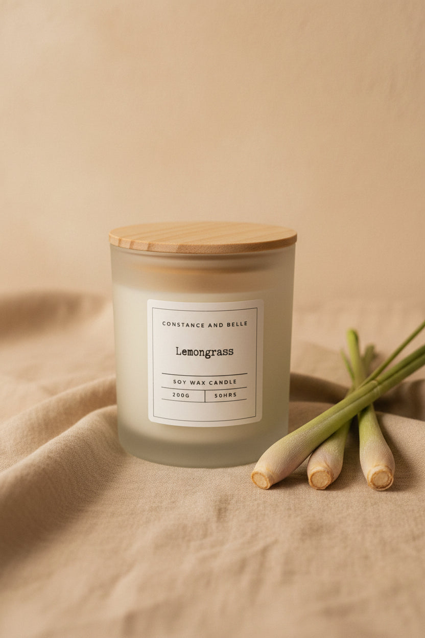 Lemongrass 200g Soy Wax Candle
