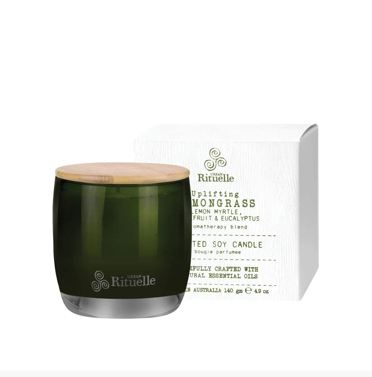 Lemongrass, Lemon Myrtle, Grapefruit & Eucalyptus
Scented Soy Candle