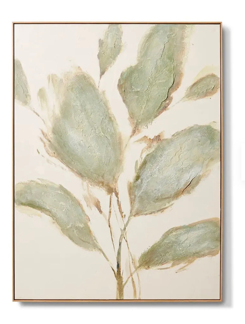 Bafana (DS) Hand Painted Wall Sage - 90 x 5 x 150cm Elme Living