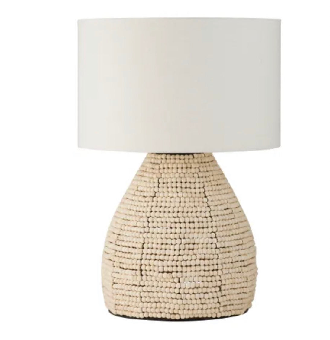 Perline Wood Bead Table Lamp