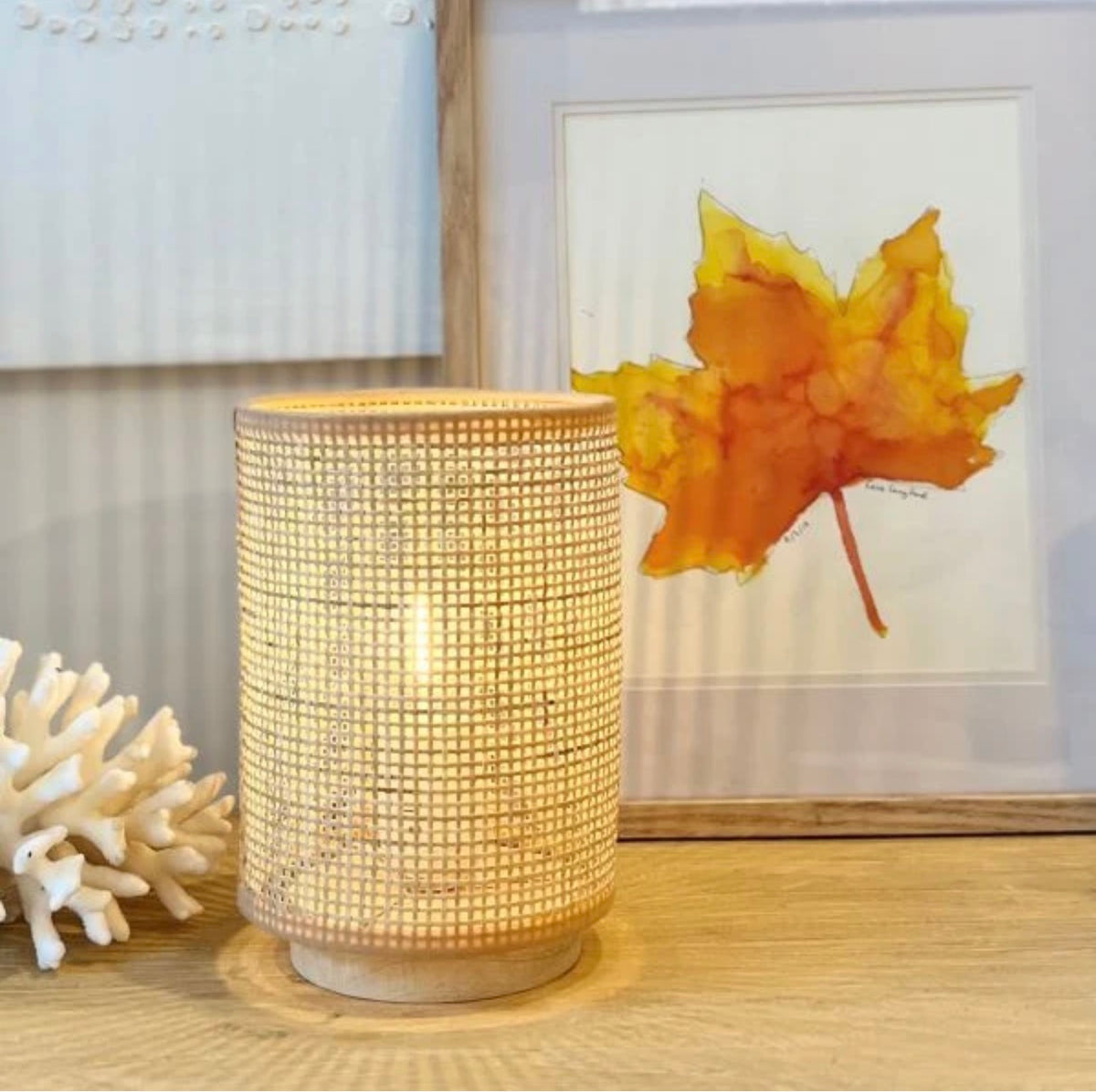 Weave Hurricane Lamp BOTL