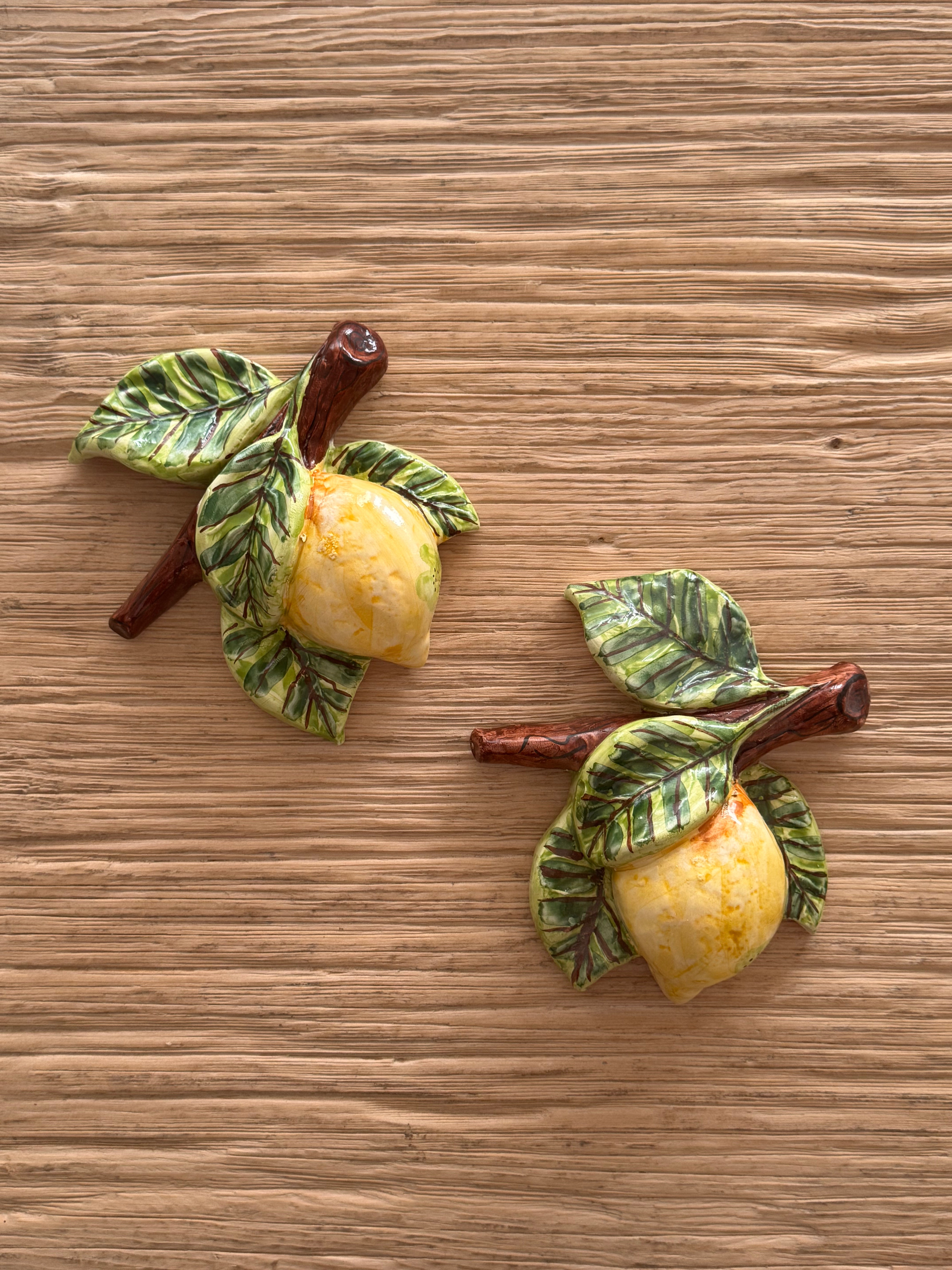Ceramic Lemon Wall Fuit 20cm