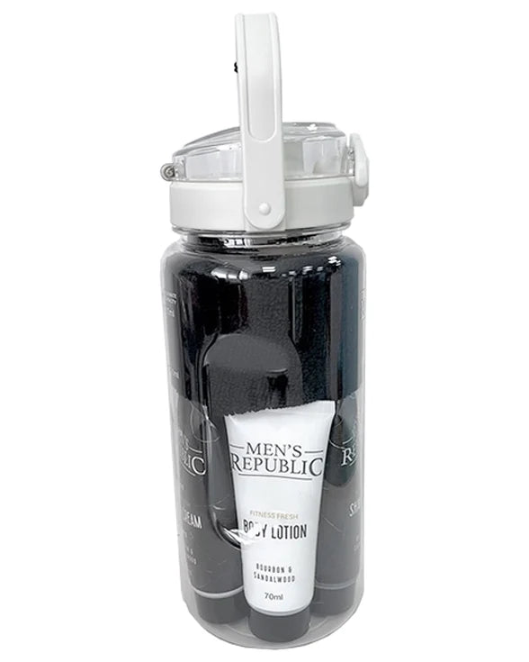 Men's Republic Grooming Kit in Water bottle - Fitness Fresh