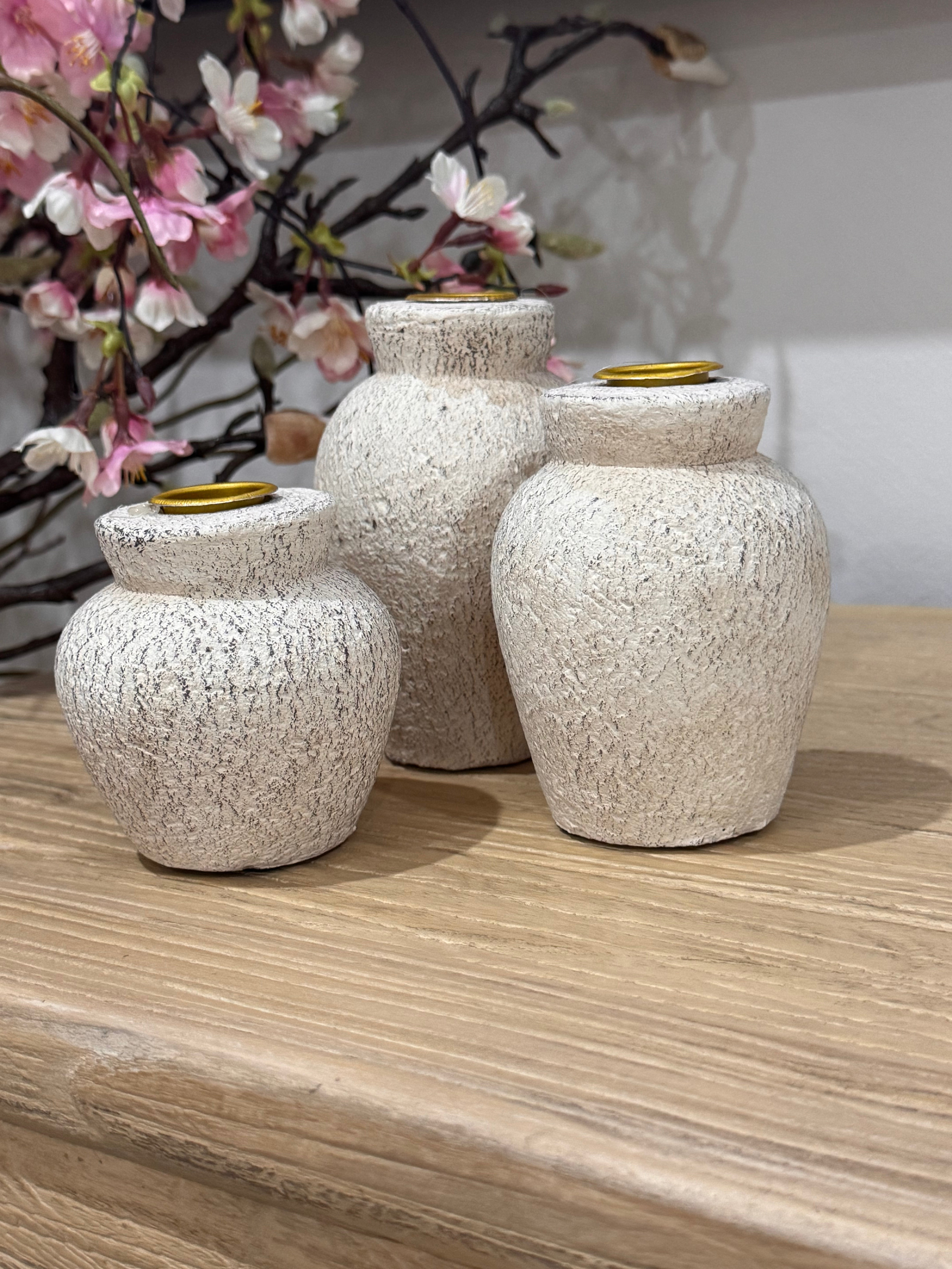 Urn Candle Holder set/3