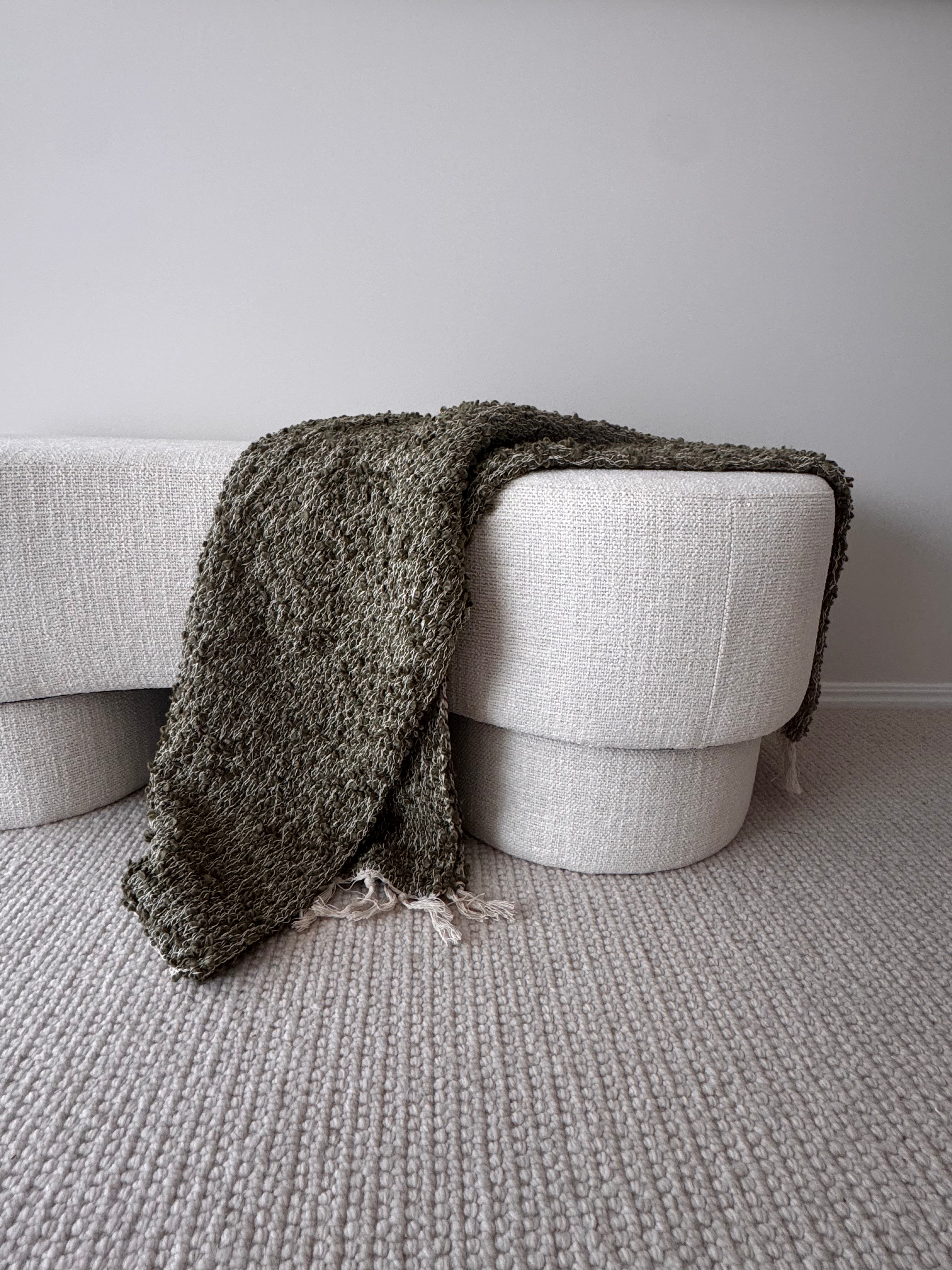 Burbujeo Cotton Blend Throw