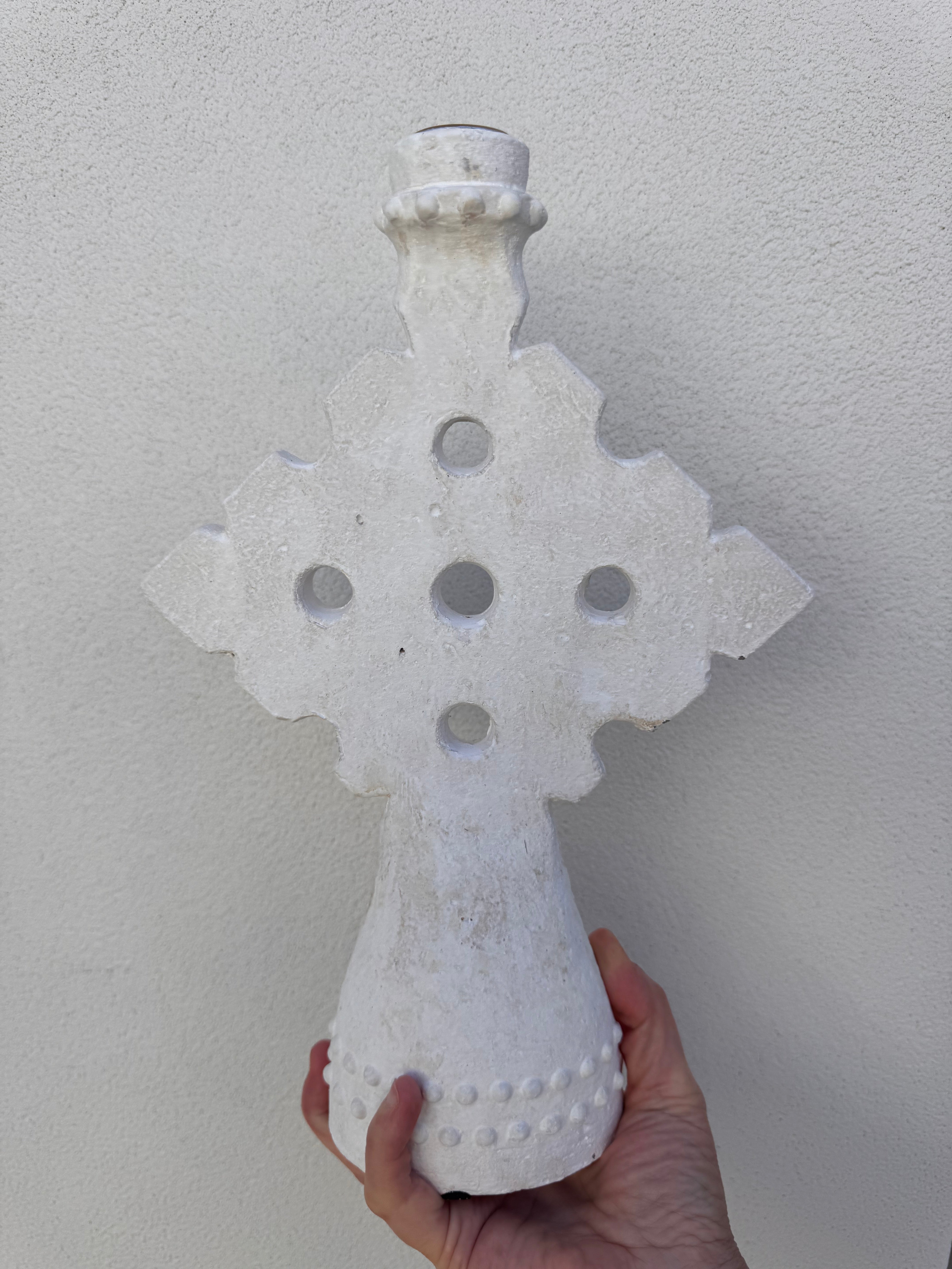 Lrg Mediterranean Candle Holder