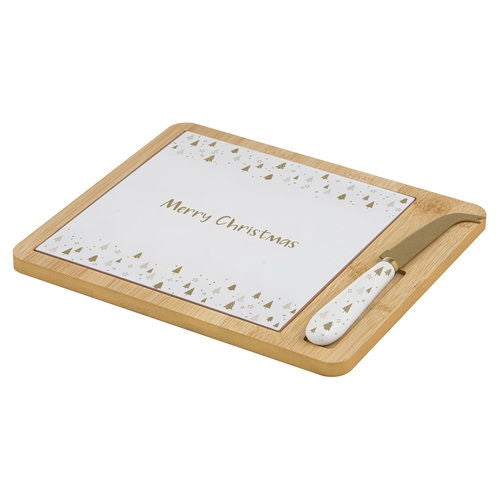 Noelle Platter & Cheese Knife Set