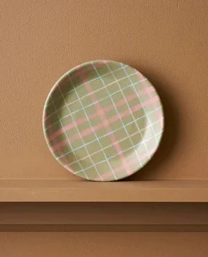 Sage & Blush Check Plate Cats Pyjamas