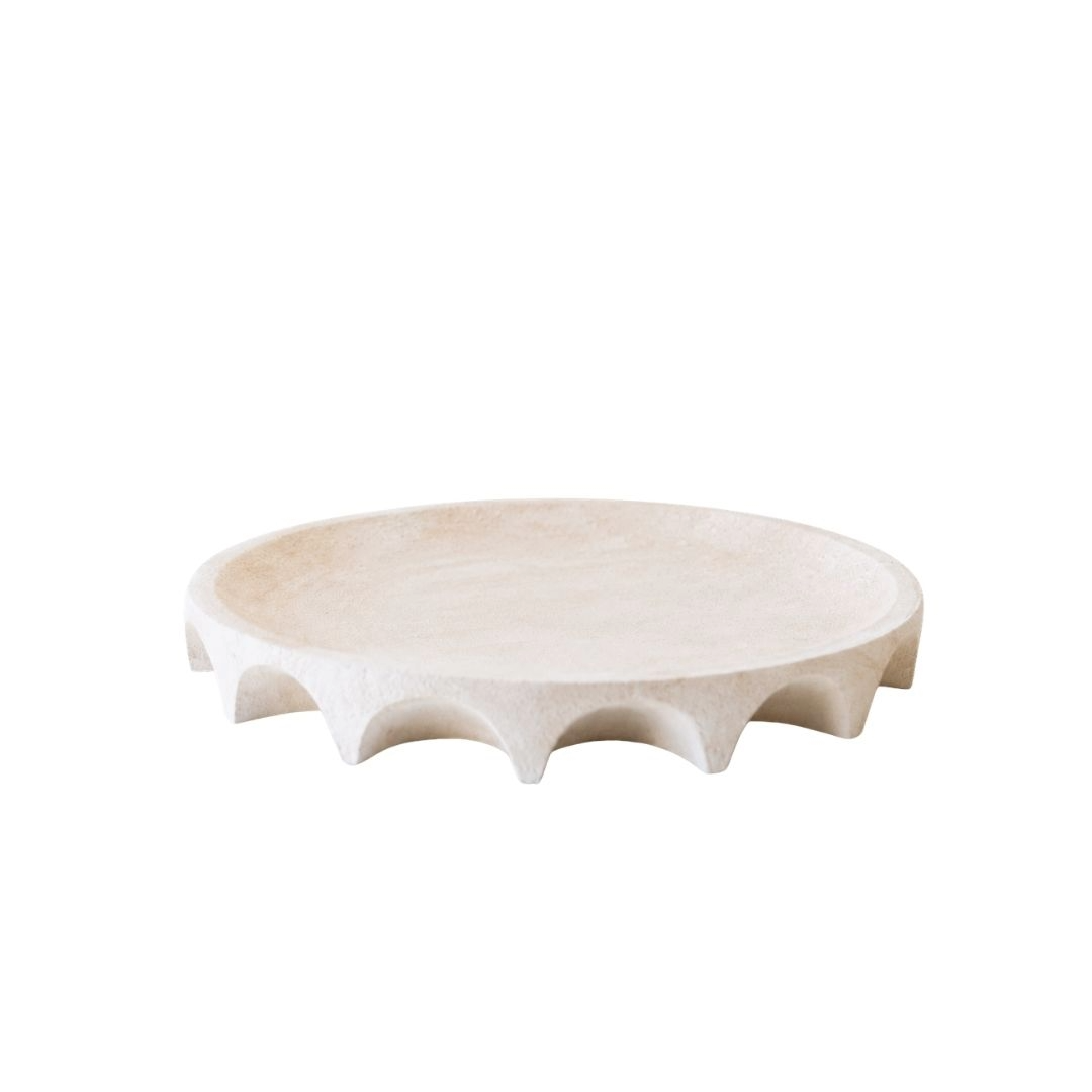 Arcus Scalloped Table Tray (L) DARLIN