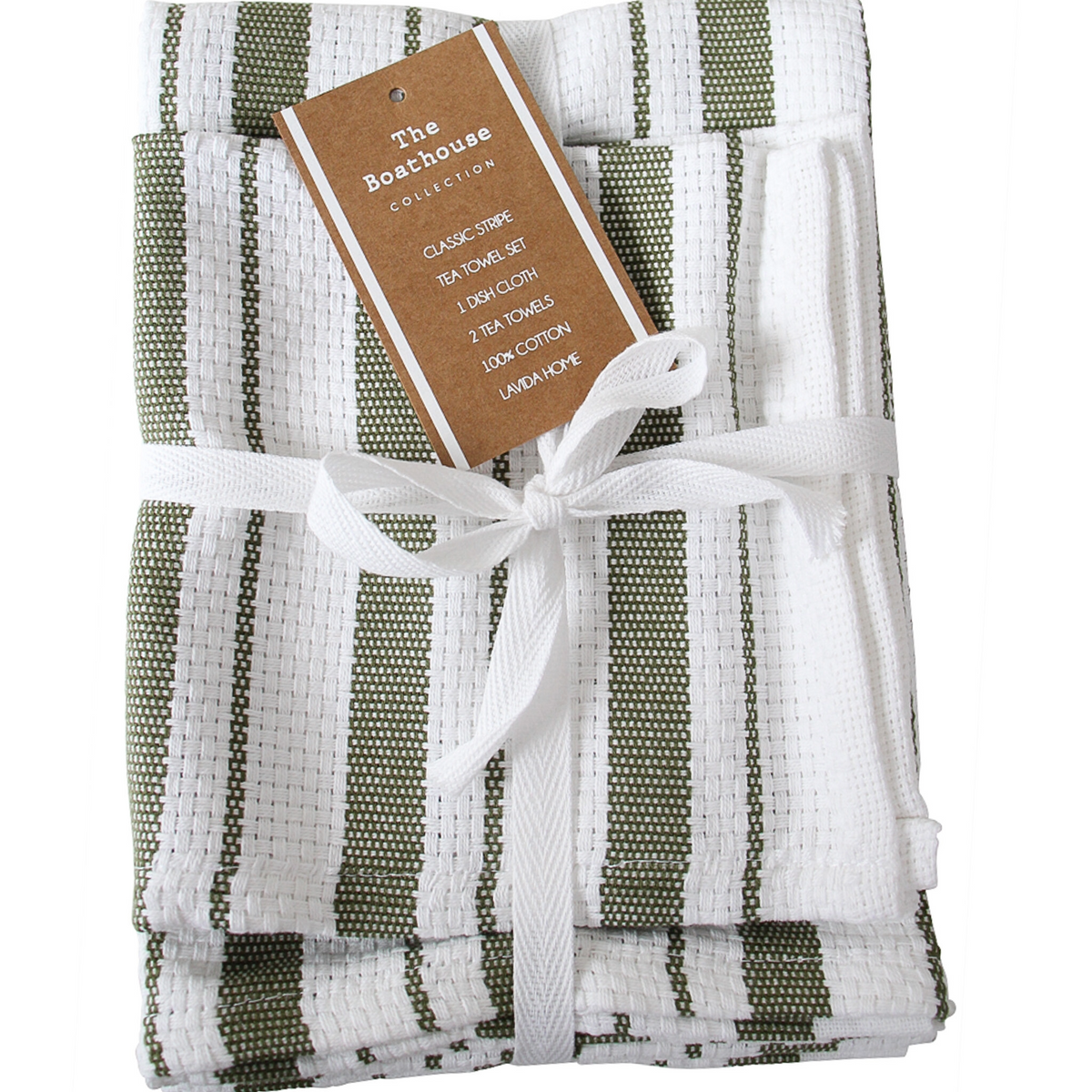 S/3 Basketweave Dishcloth+2 T/Towels
