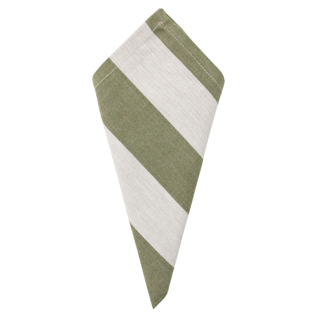 Chambray Stripe Napkin Olive