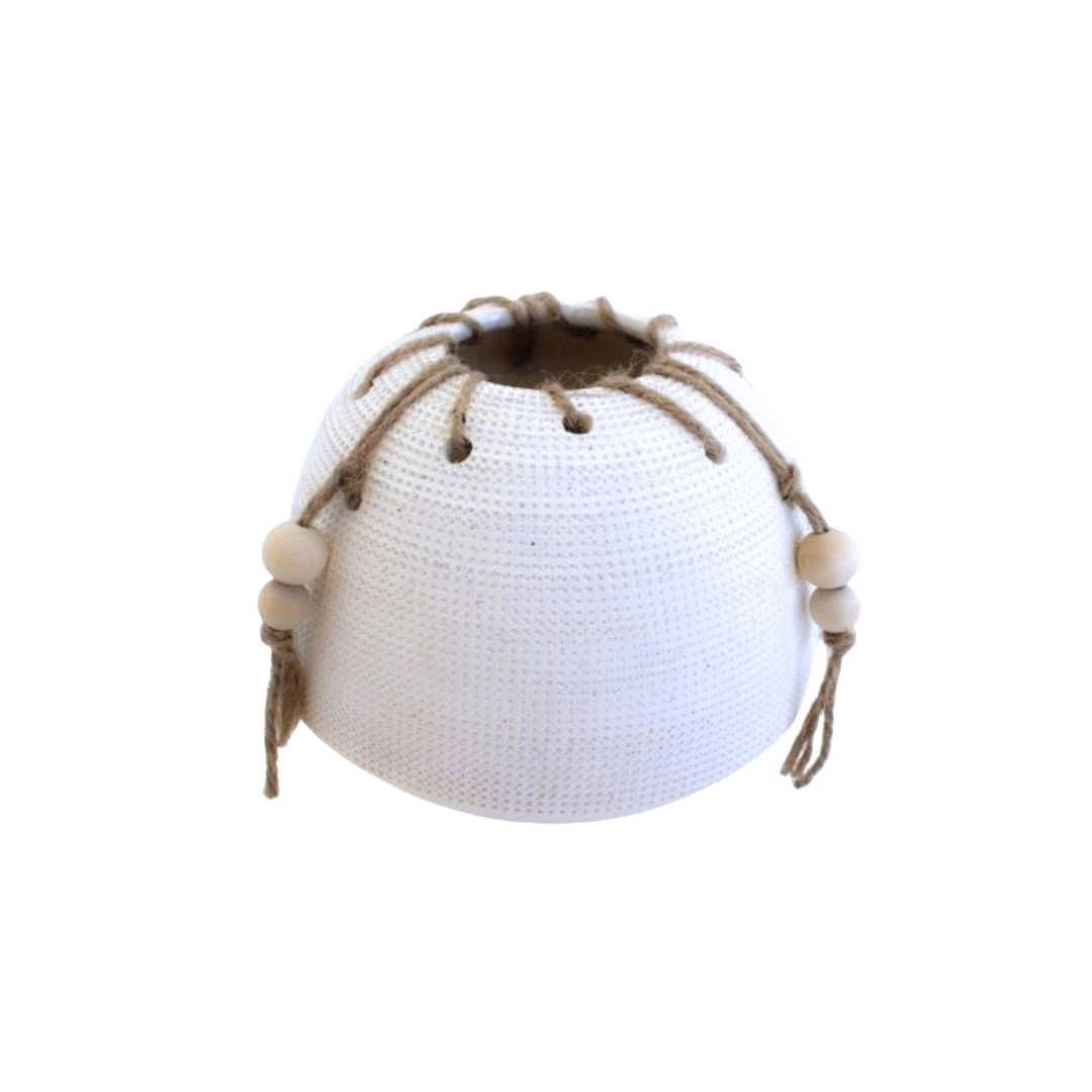 Coastal Thread Short Vase