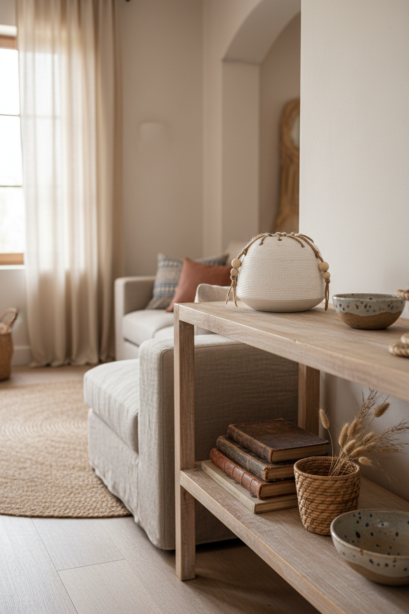Coastal Thread Short Vase