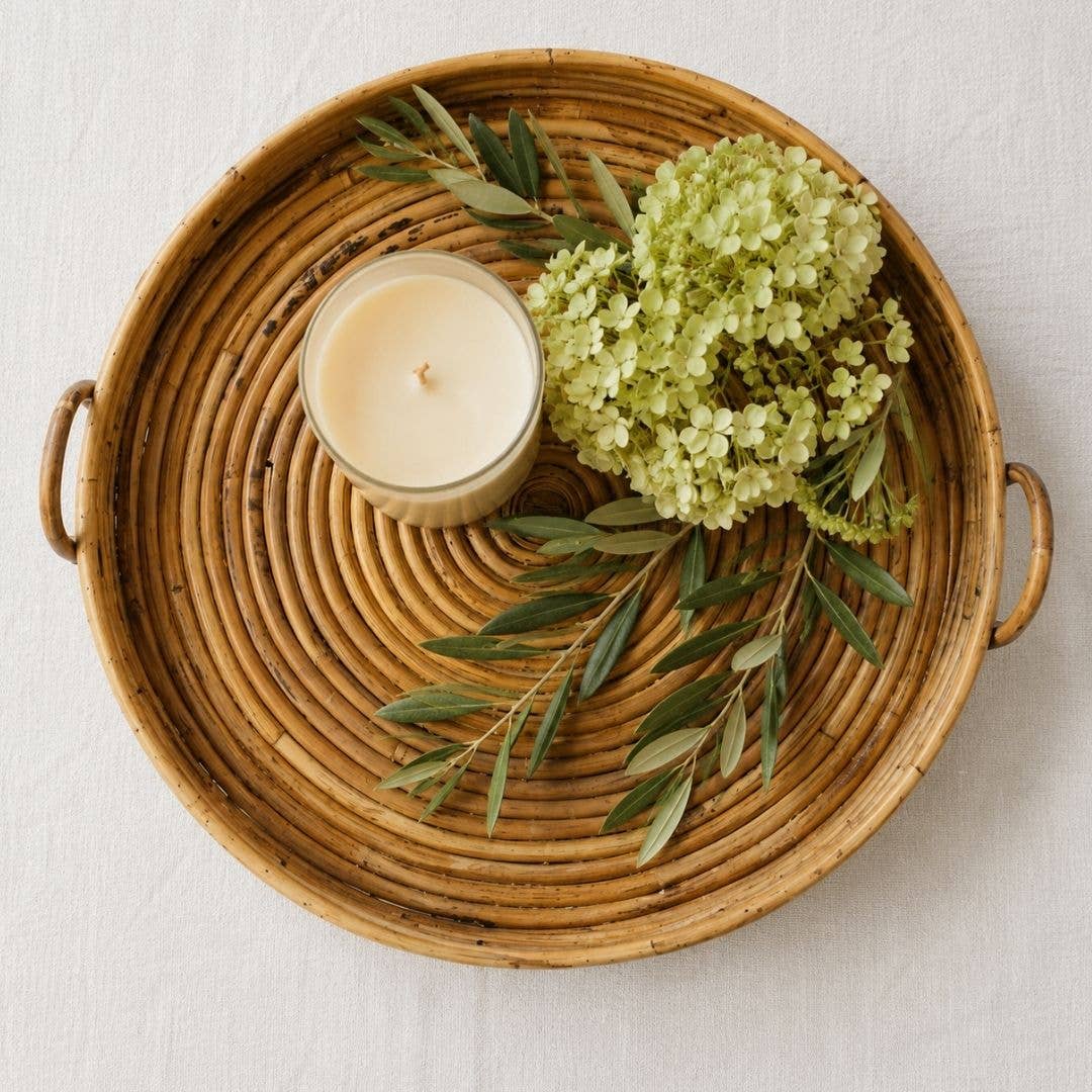 Floss Rattan Serving Tray