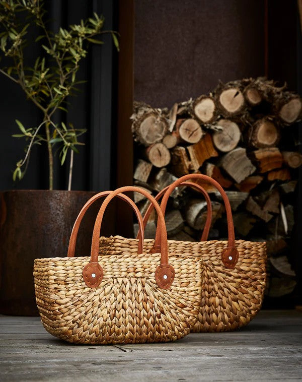 Harvest Baskets/Suede handles Robert Gordon