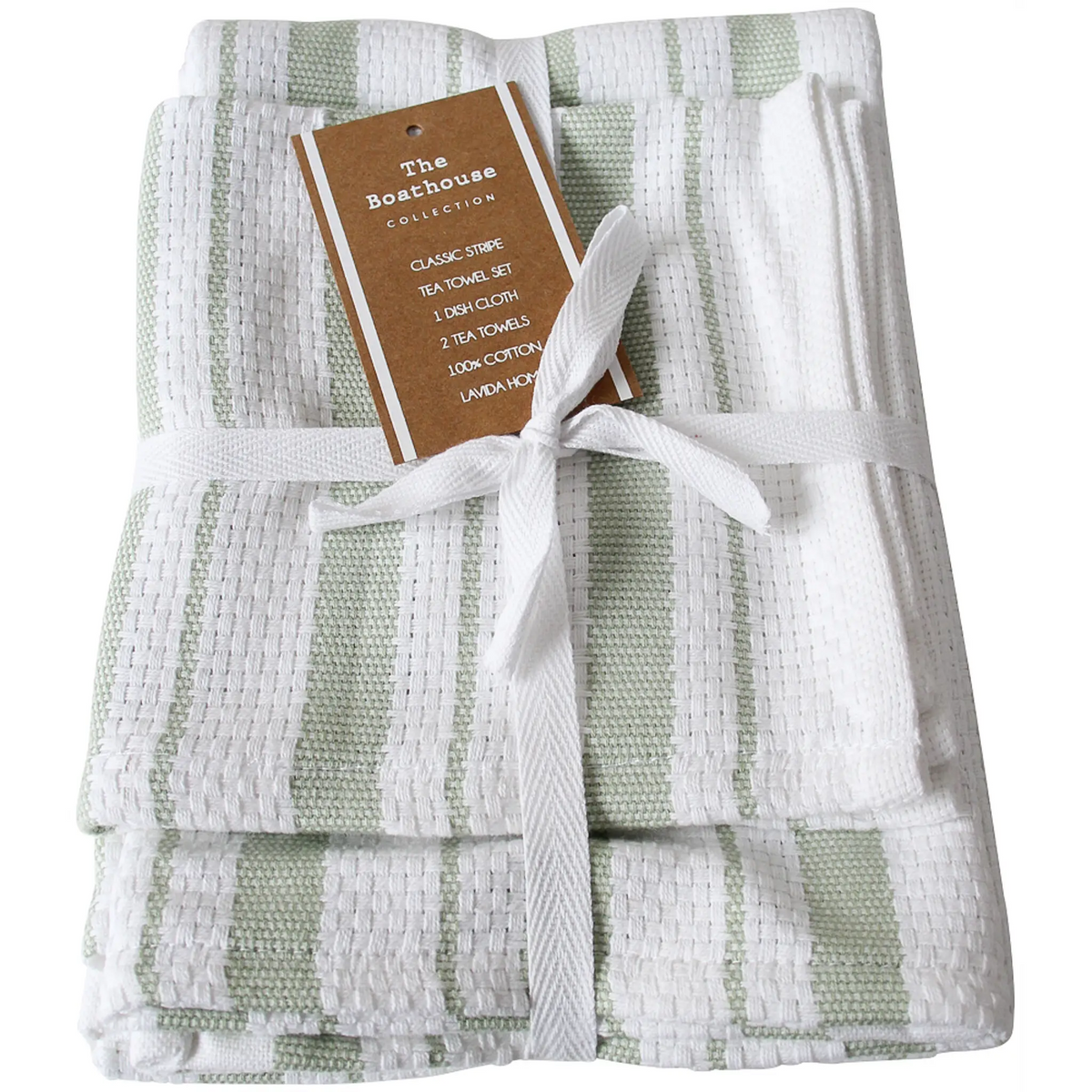 S/3 Basketweave Dishcloth+2 T/Towels