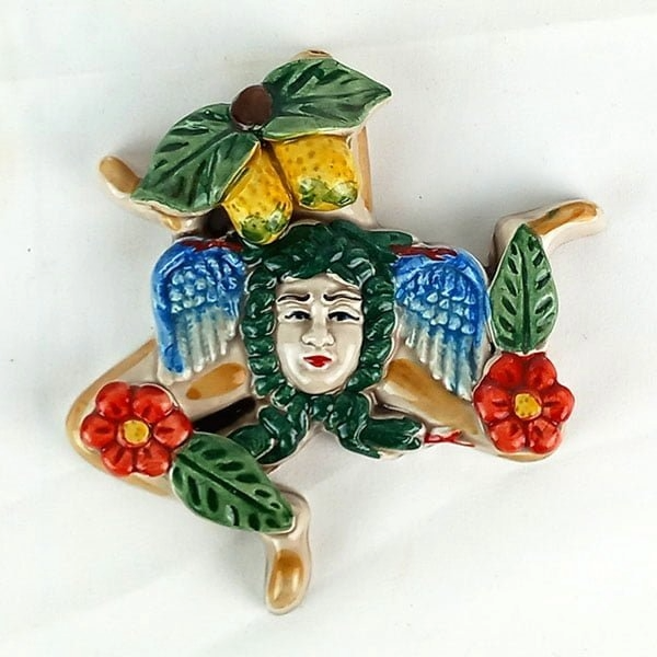 Trinacria Ceramic with lemons
