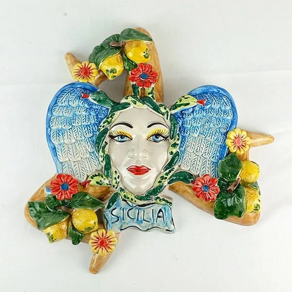 Trinacria Ceramic with lemons